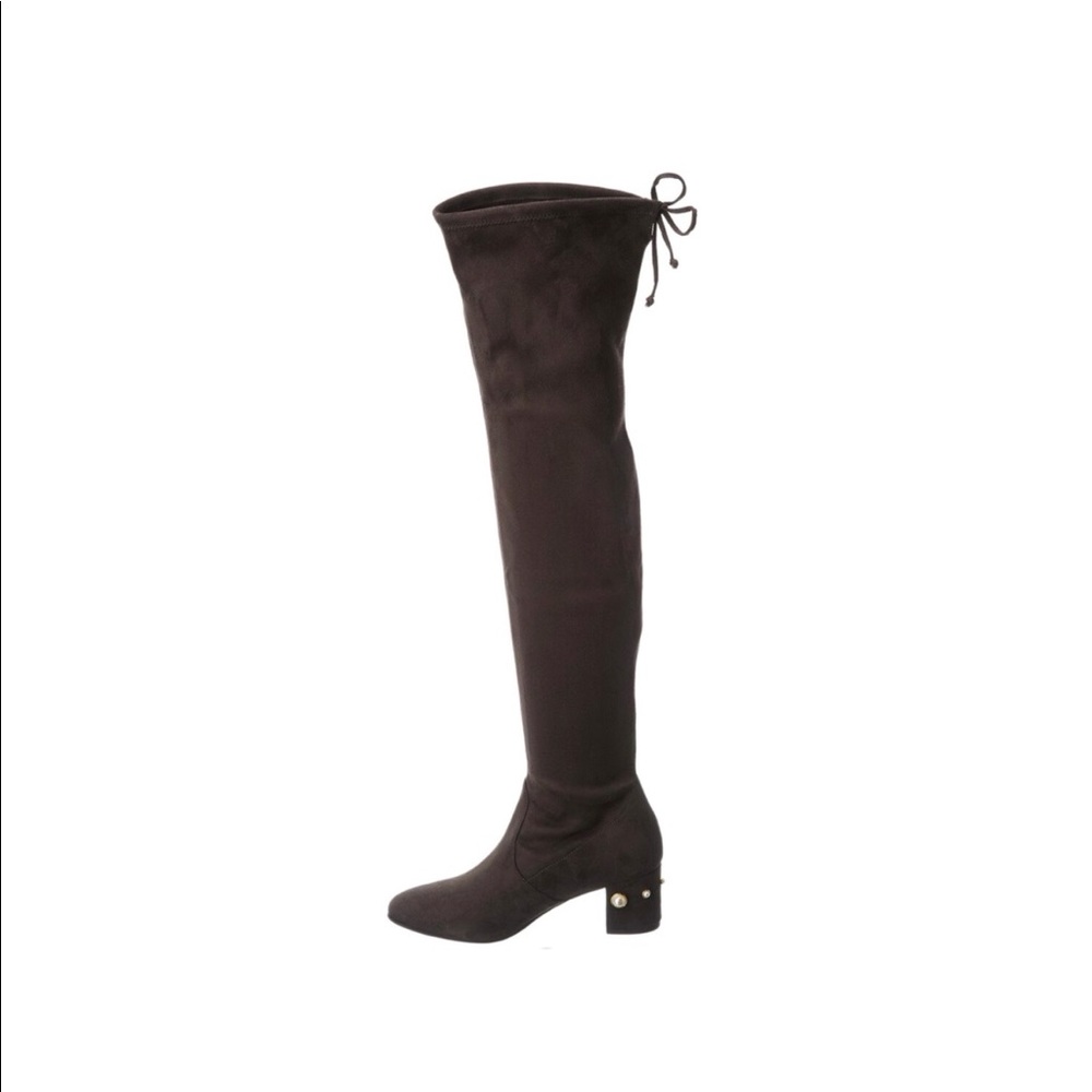 Stuart Weitzman Genna Pearl Suede Boots